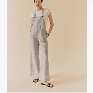 NYT Reformation Gemma Linen Overalls
